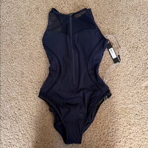 Ta3 limited edition crewneck mesh sleeveless surfy shapewear Swimsuit